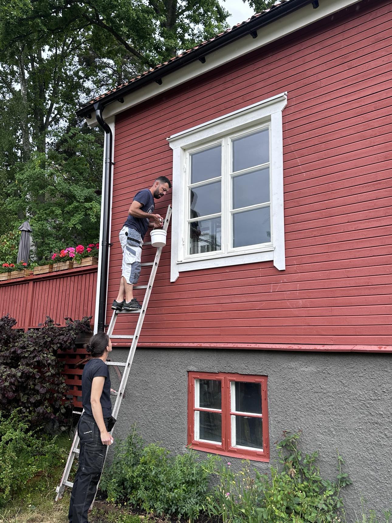 Fönsterrenovering på Saltsjöbaden  åt en privat kund 